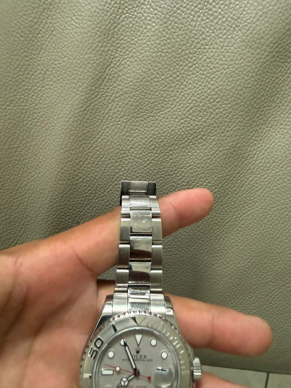 Rolex Yacht-Master 16622 Grey Rhodium Dial Platinum / Steel 40mm Men’s Watch
