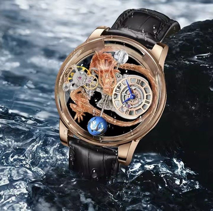 Jacopo & Co Design Mens Watches Diamond Tourbillon Top Brand Luxury Watch
