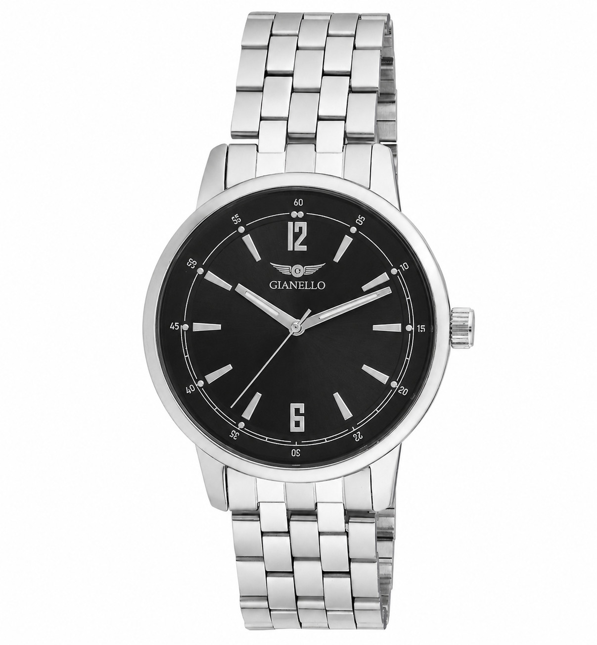 Gianello Stride 42 Men’s Silver Link Watch