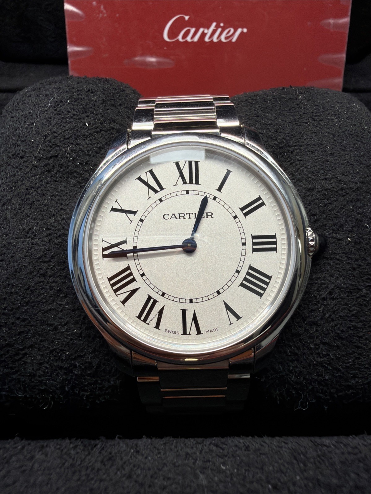 Cartier Ronde 36mm Stainless Steel Watch WSRN0034