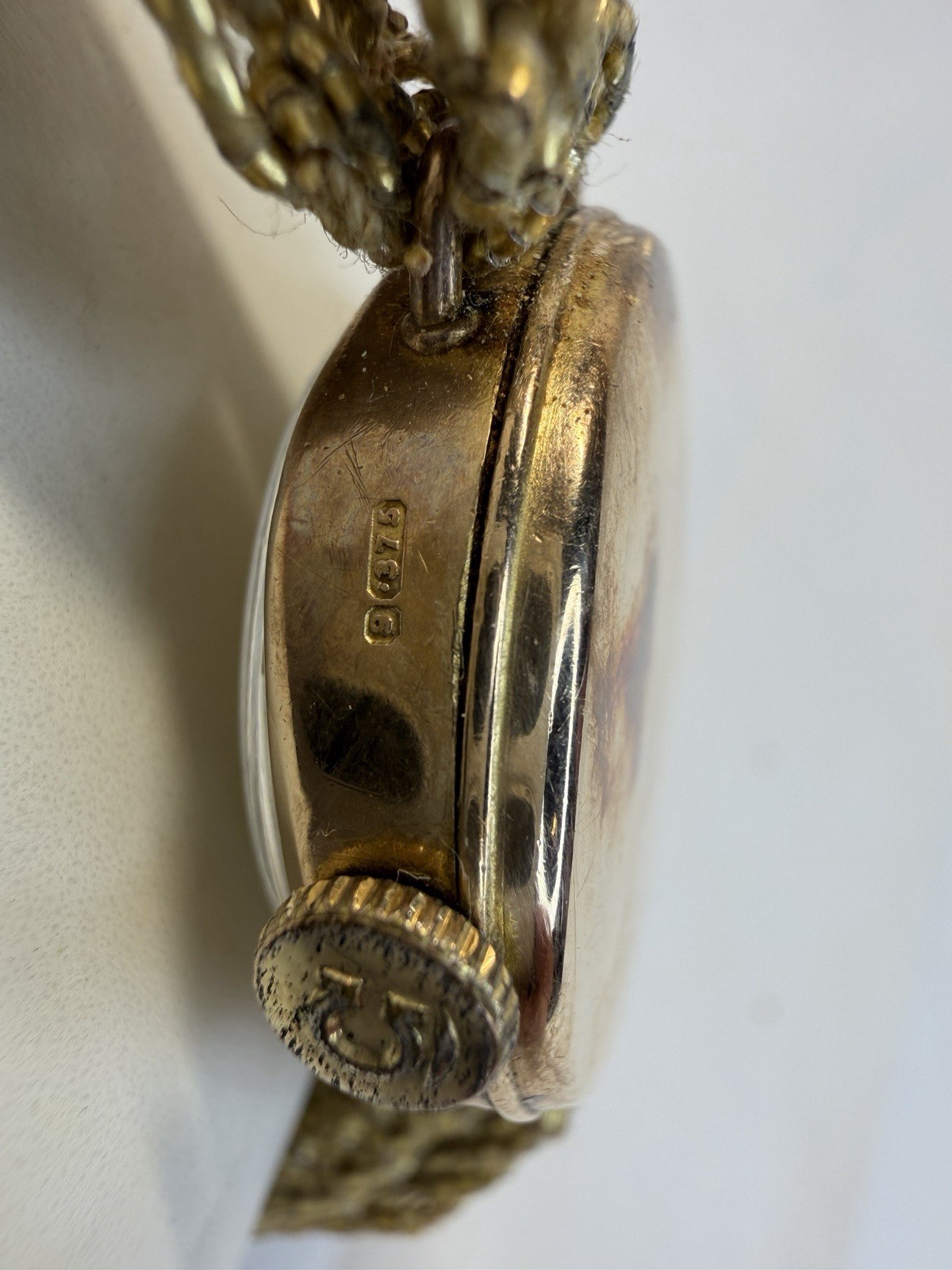 Vintage 1920s Catchecase Women’s Watch 9ct Solid Gold 20mm 7g Gold Weight