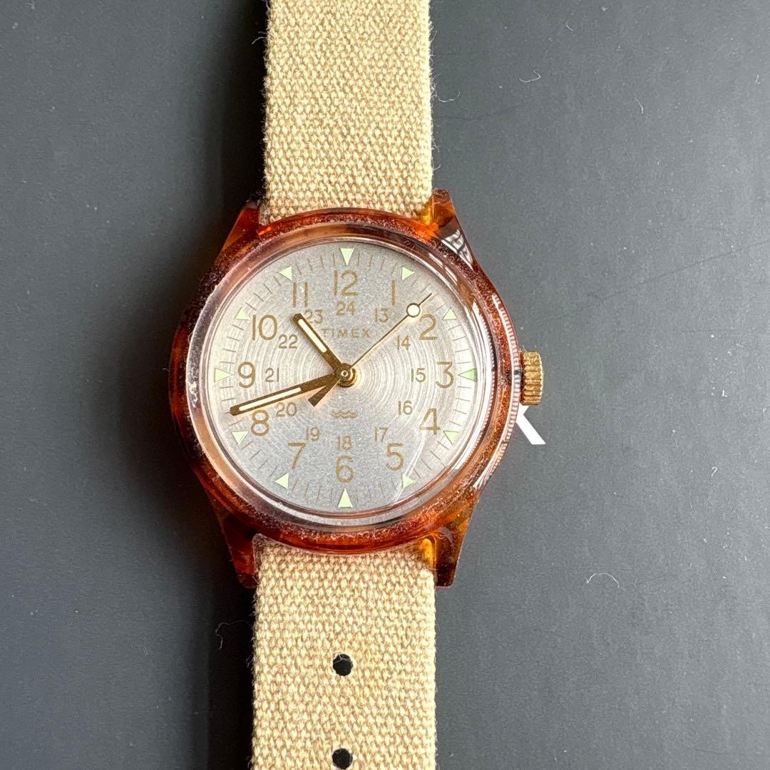 TIMEX Watch Japan Limited Original Camper 29mm Tortoise Pattern