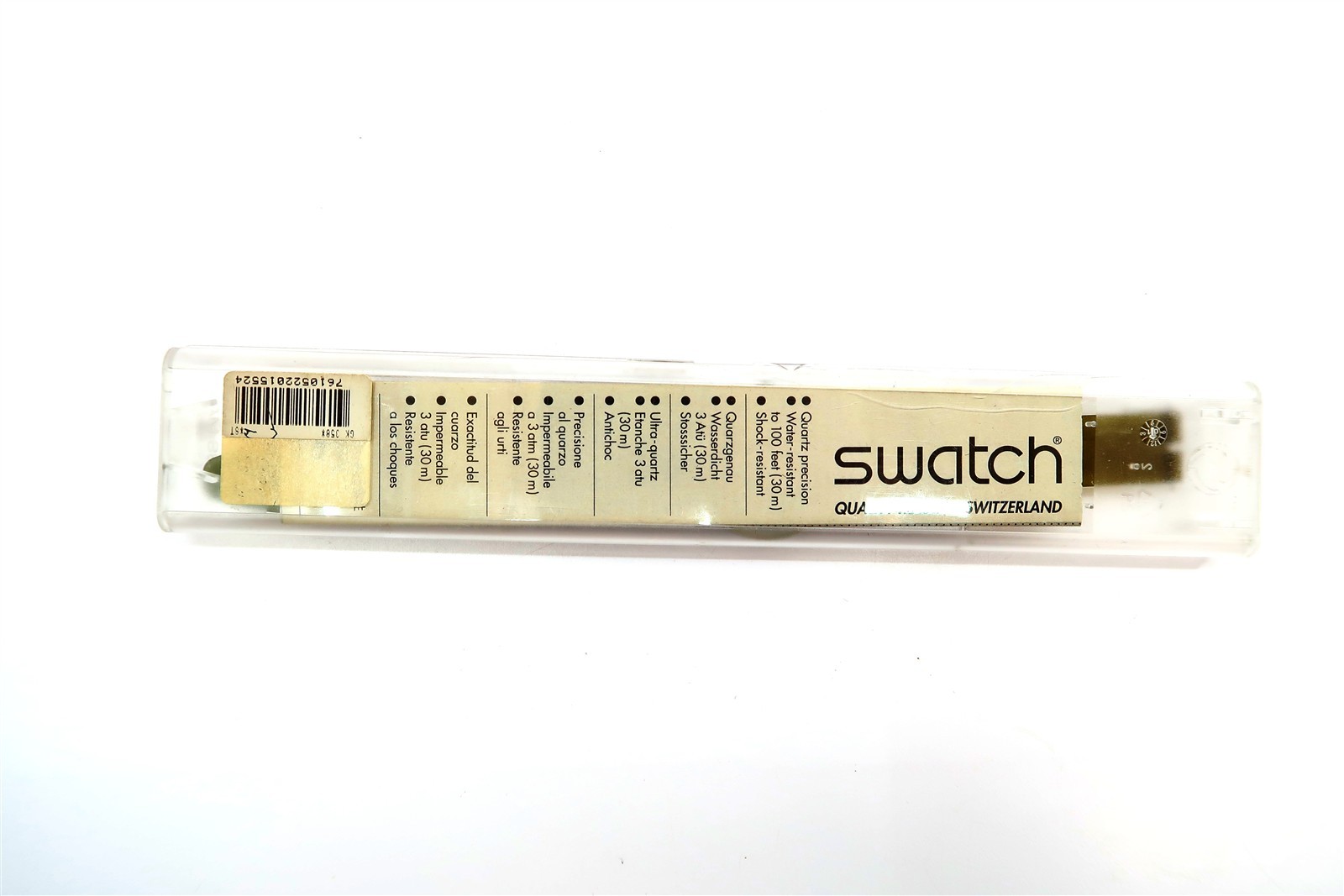 NEW Swatch Watch MISSING TWELVE GK358 with Case & Papers 2001 New Battery Gents