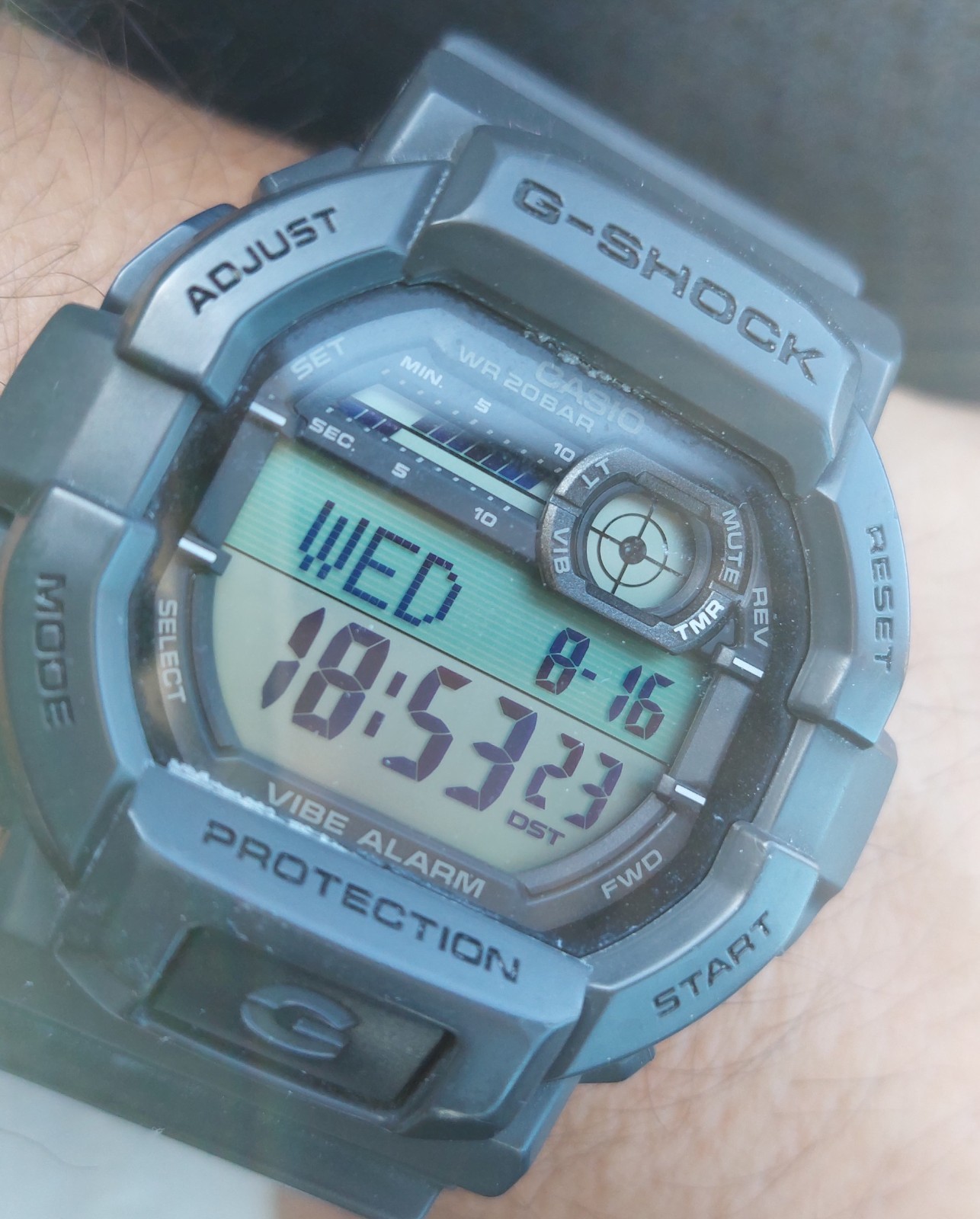 Casio GD350-8 Men’s Gshock 200m Water Resistant Digital Watch Vibra Alarm