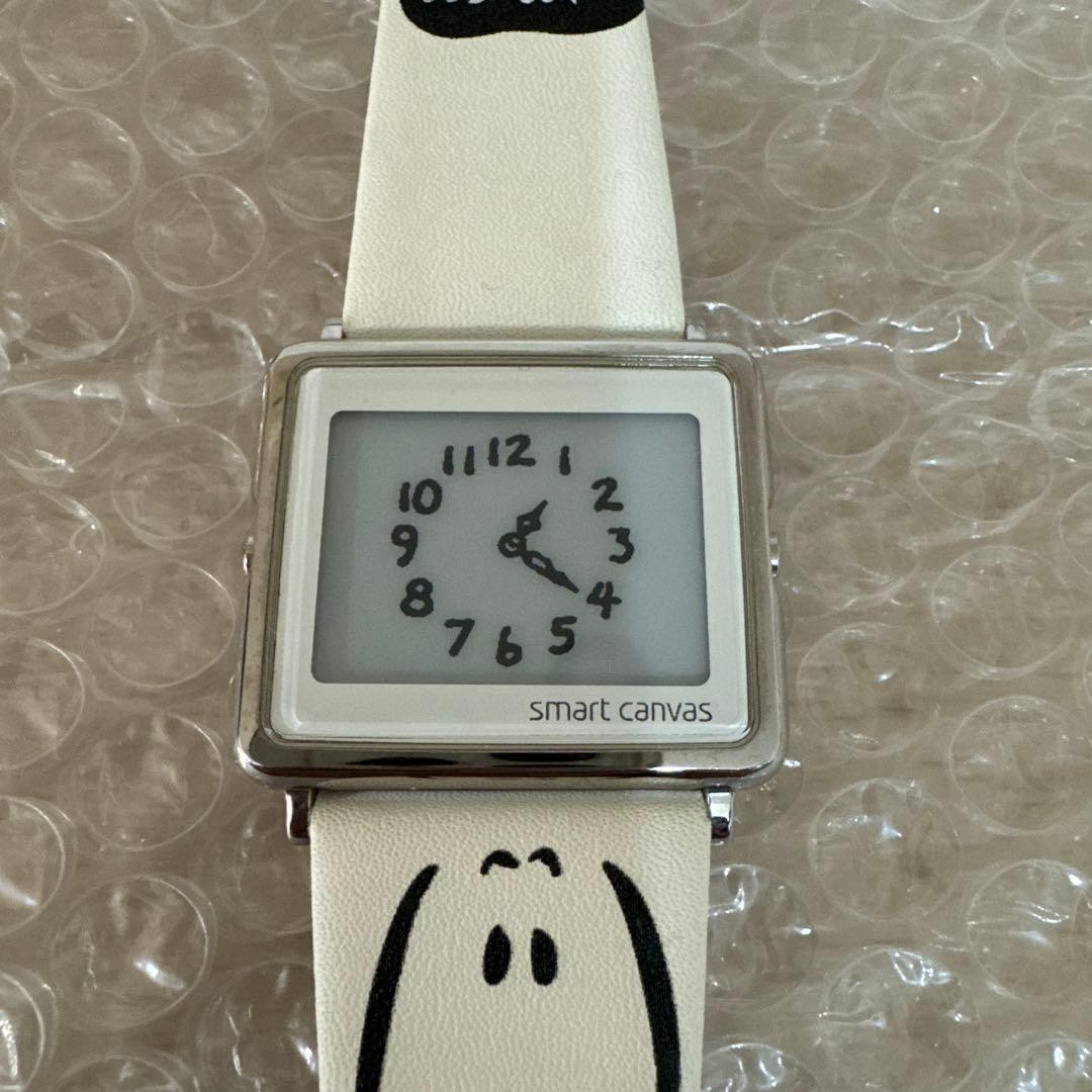 EPSON Smart Canvas PEANUTS Snoopy Watch New Battery Installed Tested