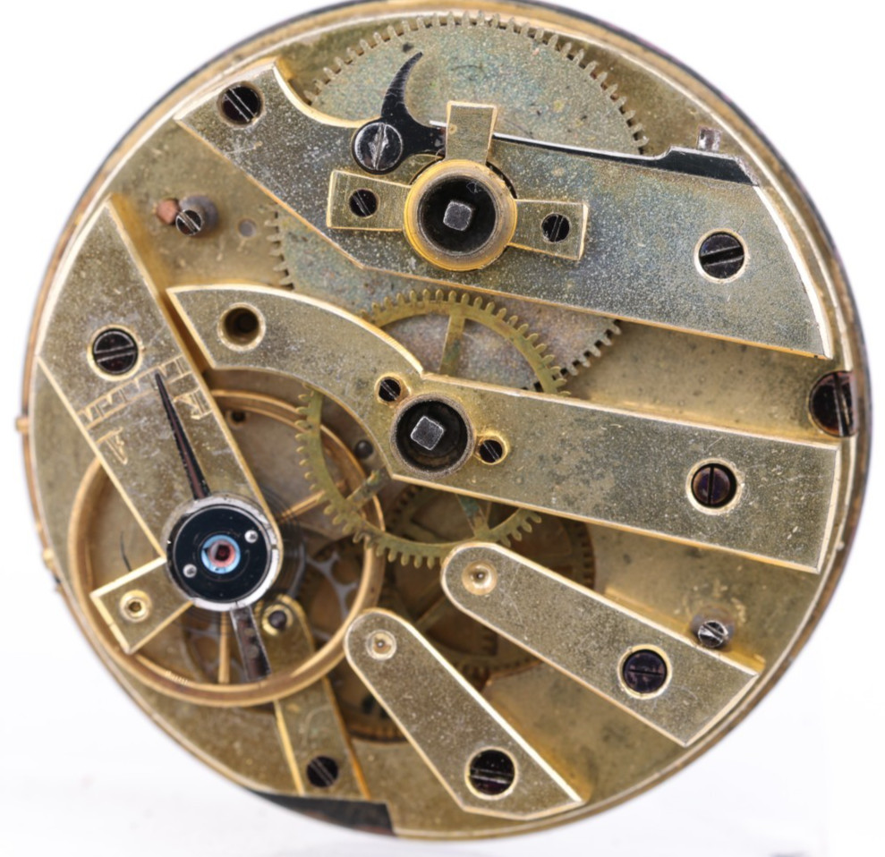 VICTORIAN KEYWIND POCKET WATCH MOVEMENT, GOOD BALANCE, 41.4mm (A3)