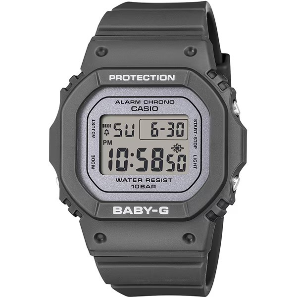 Casio Baby-G BGD-565SC-1JF Digital Quartz Watch Black Resin Band Women