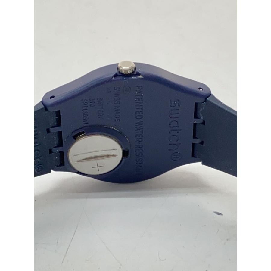 SWATCH◆Watch/Analog/Rubber/NVY/NVY/sr1130sw//
