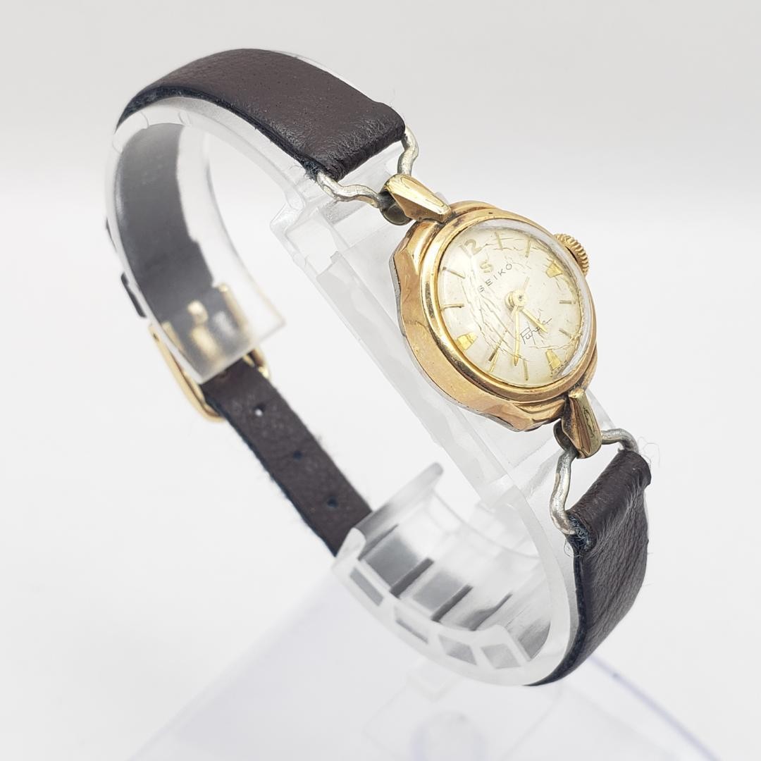 [Working Condition] SEIKO Ladies’ Watch, Manual Winding, 14K Gold, Vintage