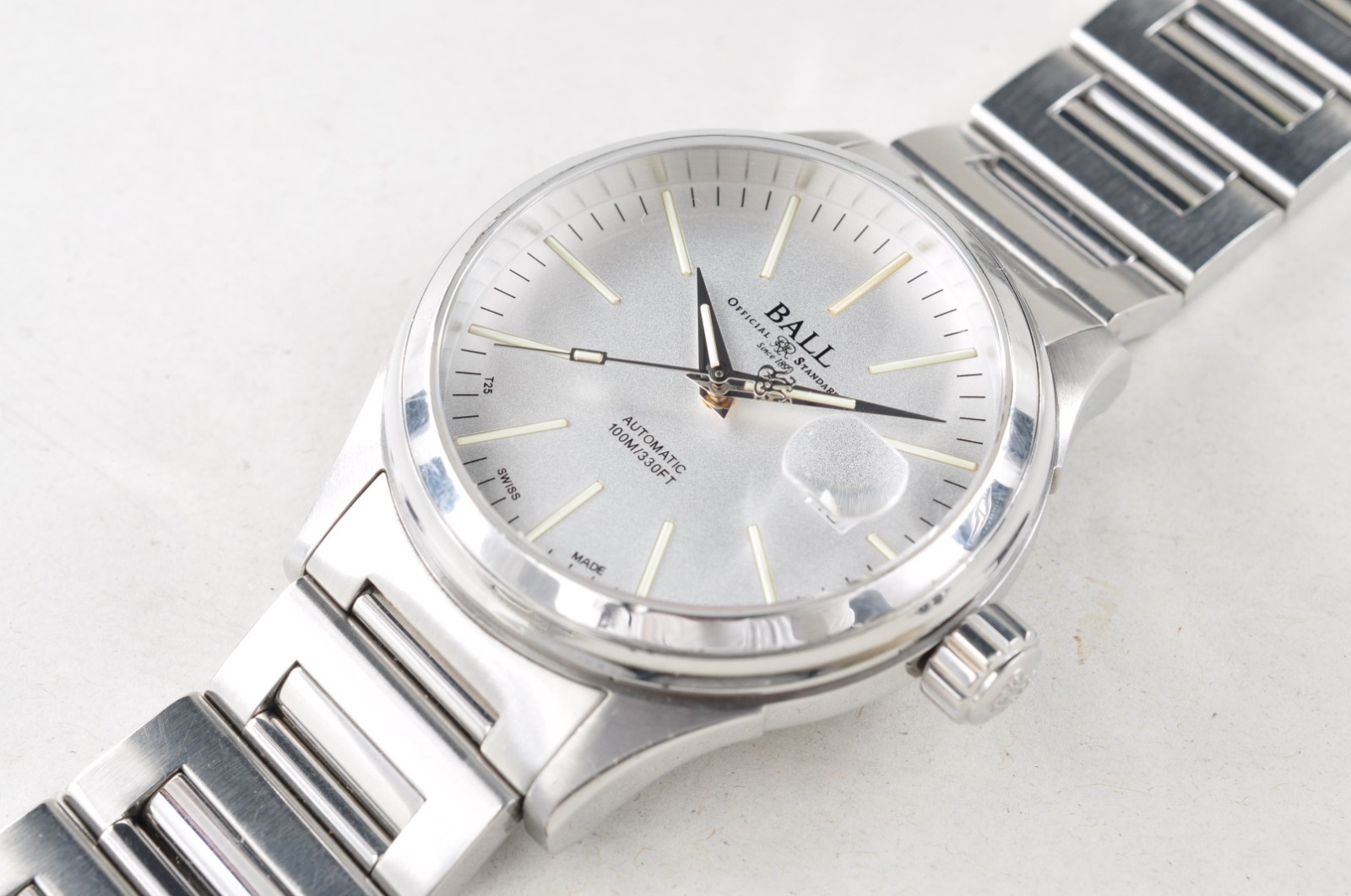 Ball Watch Fireman Enterprise NM2188C Automatic Date White Dial Men’s Watch 40mm