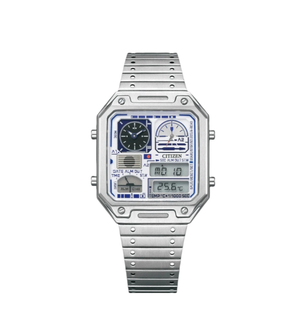 Citizen x Star Wars Thermo Sensor Watch 33.4mm Silver Ltd 300 Japan Exclusive