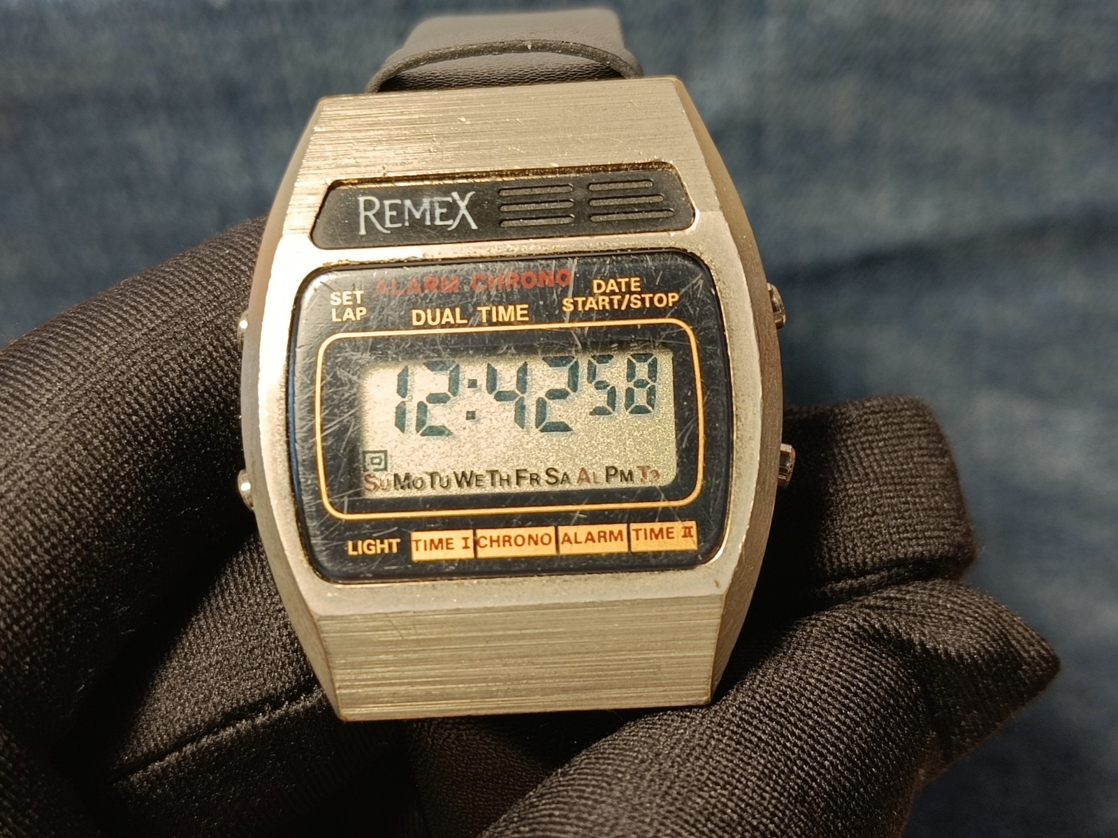 Vintage 1970s ’80s Remex Digital Watch Working
