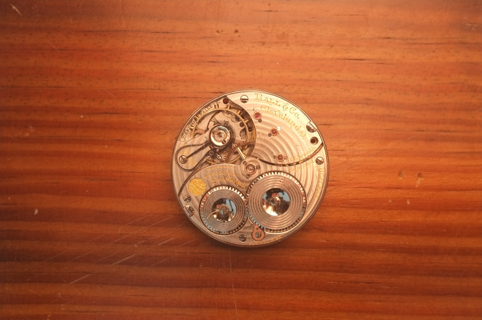16s Ball-Waltham Model 1899 from 1899, 19j runs, for parts/repair