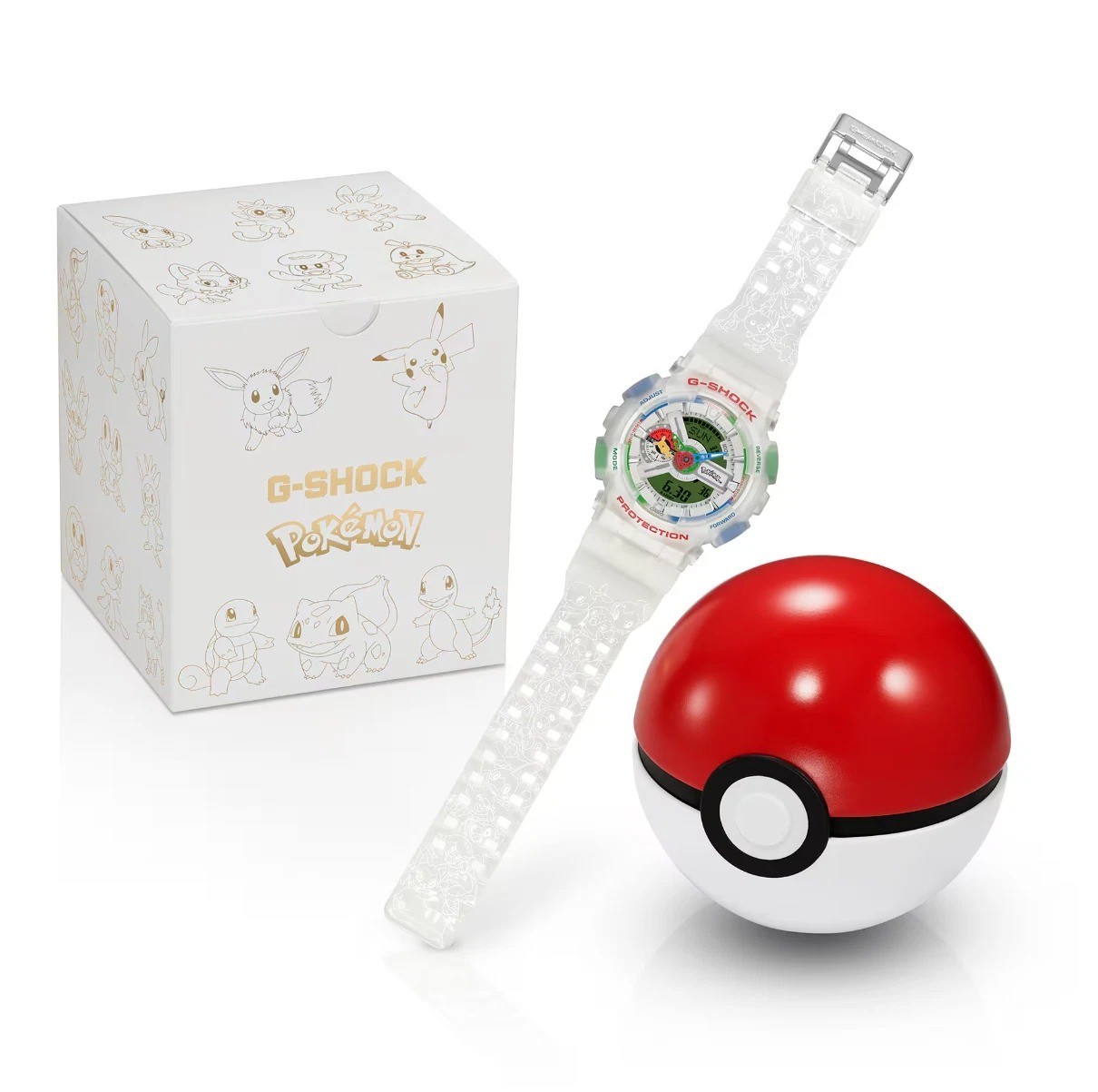 2026 CASIO Pokemon x G-SHOCK Collaboration Watch Model GA-110PKM-7AJR PRESALE