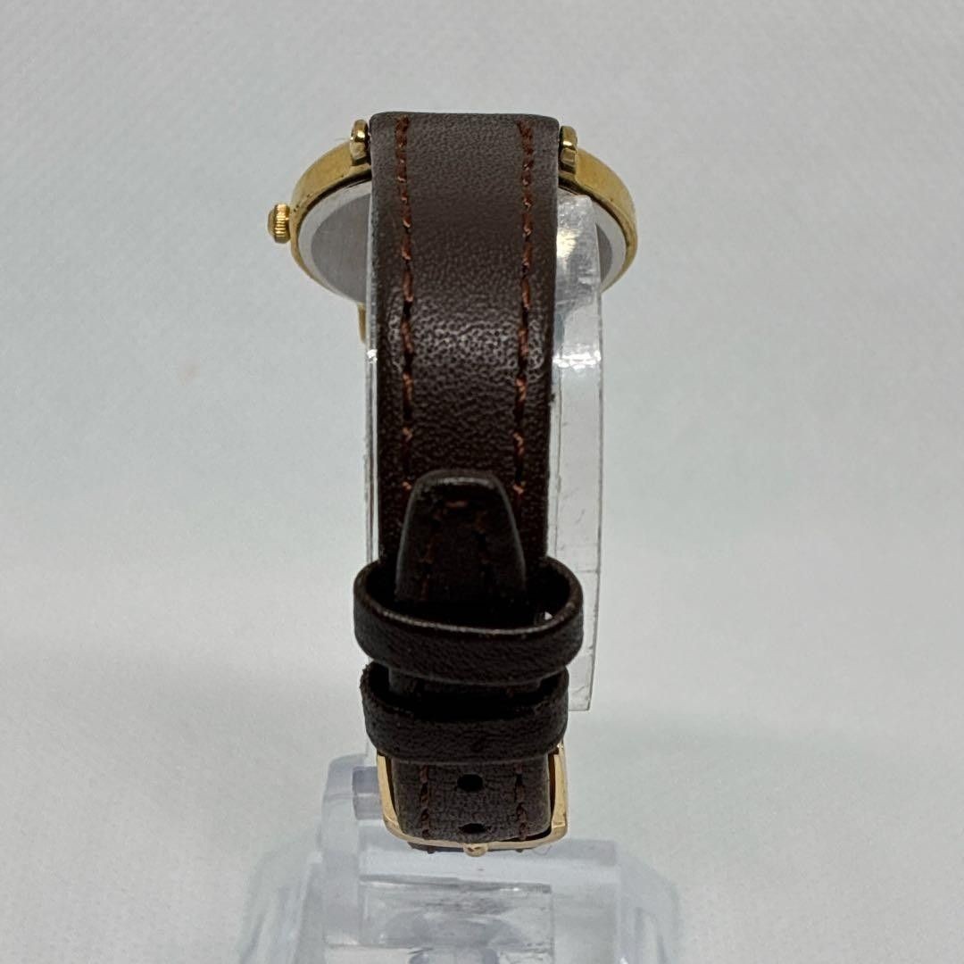 Seiko 2Y00-0C10 Quartz Vintage Ladies Watch Gold Tone Round Japan