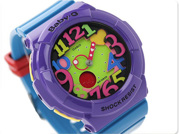Casio Baby-G Neon Illuminator Ladies Watch BGA-131-6B