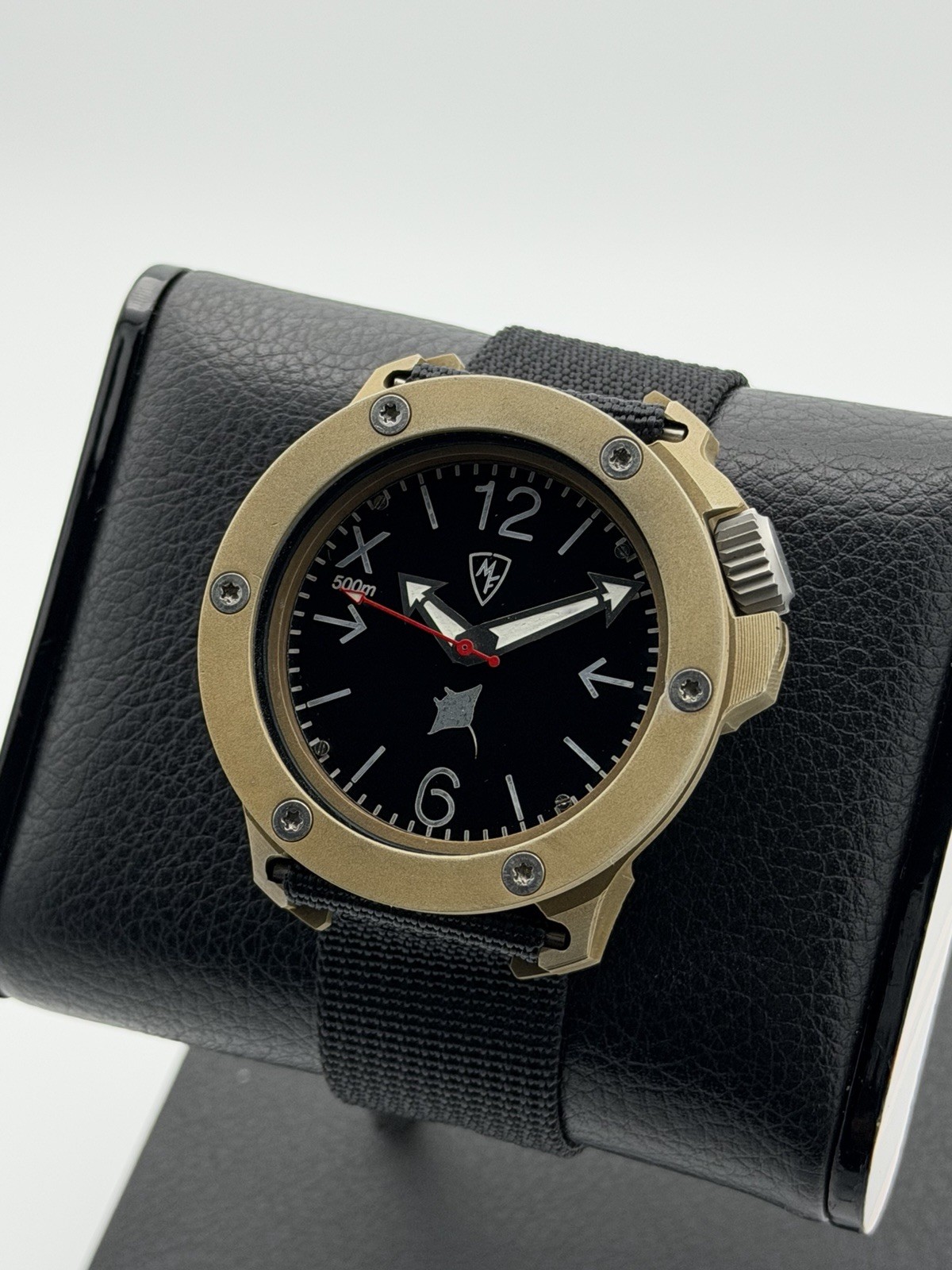 KAVENTSMANN MF HAHALUA ALUMINUM MILITARY DIVER 47MM GERMANY RARE 500M GERMANY
