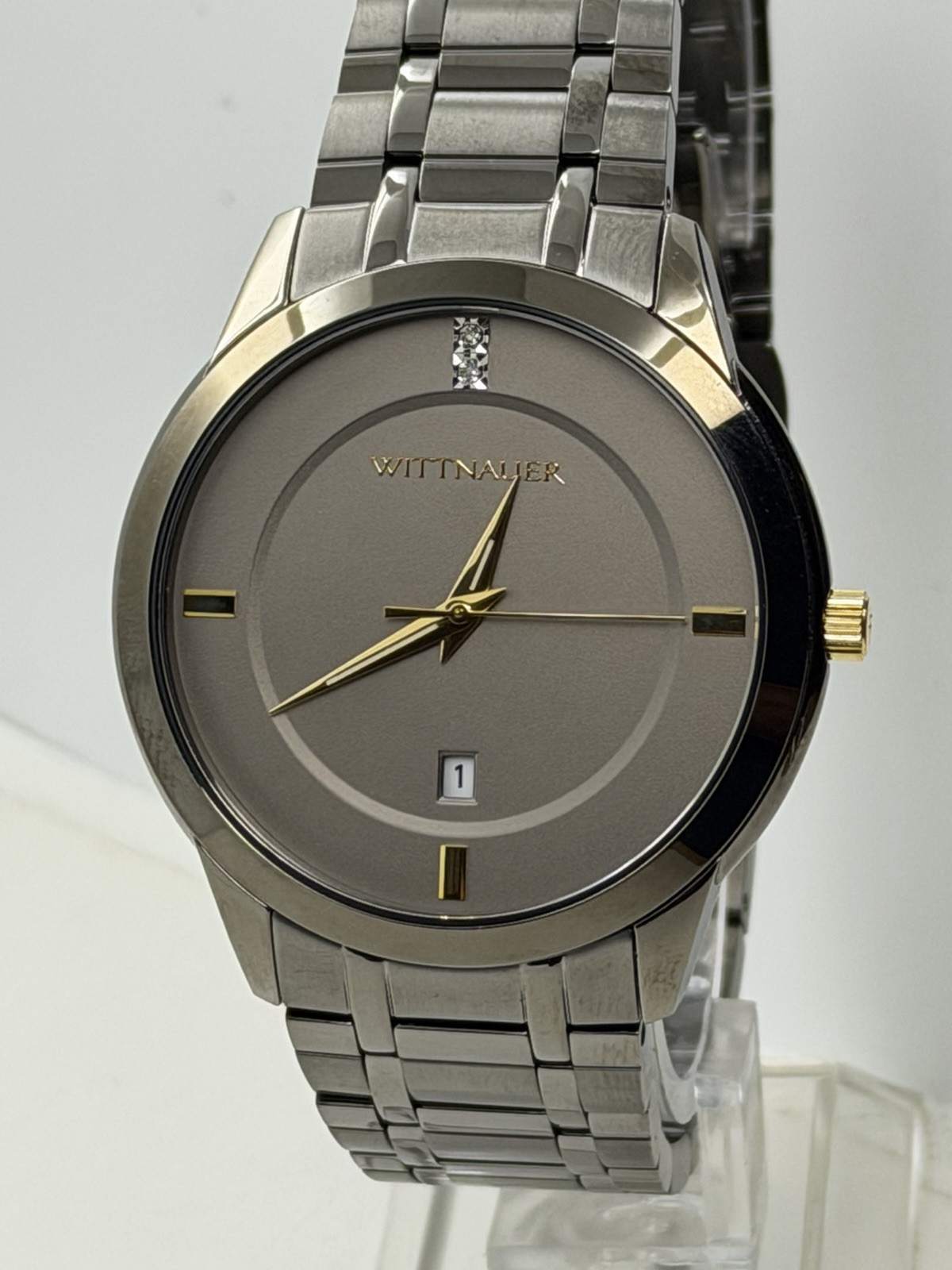 Wittnauer by Bulova Men’s Continental Watch Sapphire Glass Gunmetal Tone