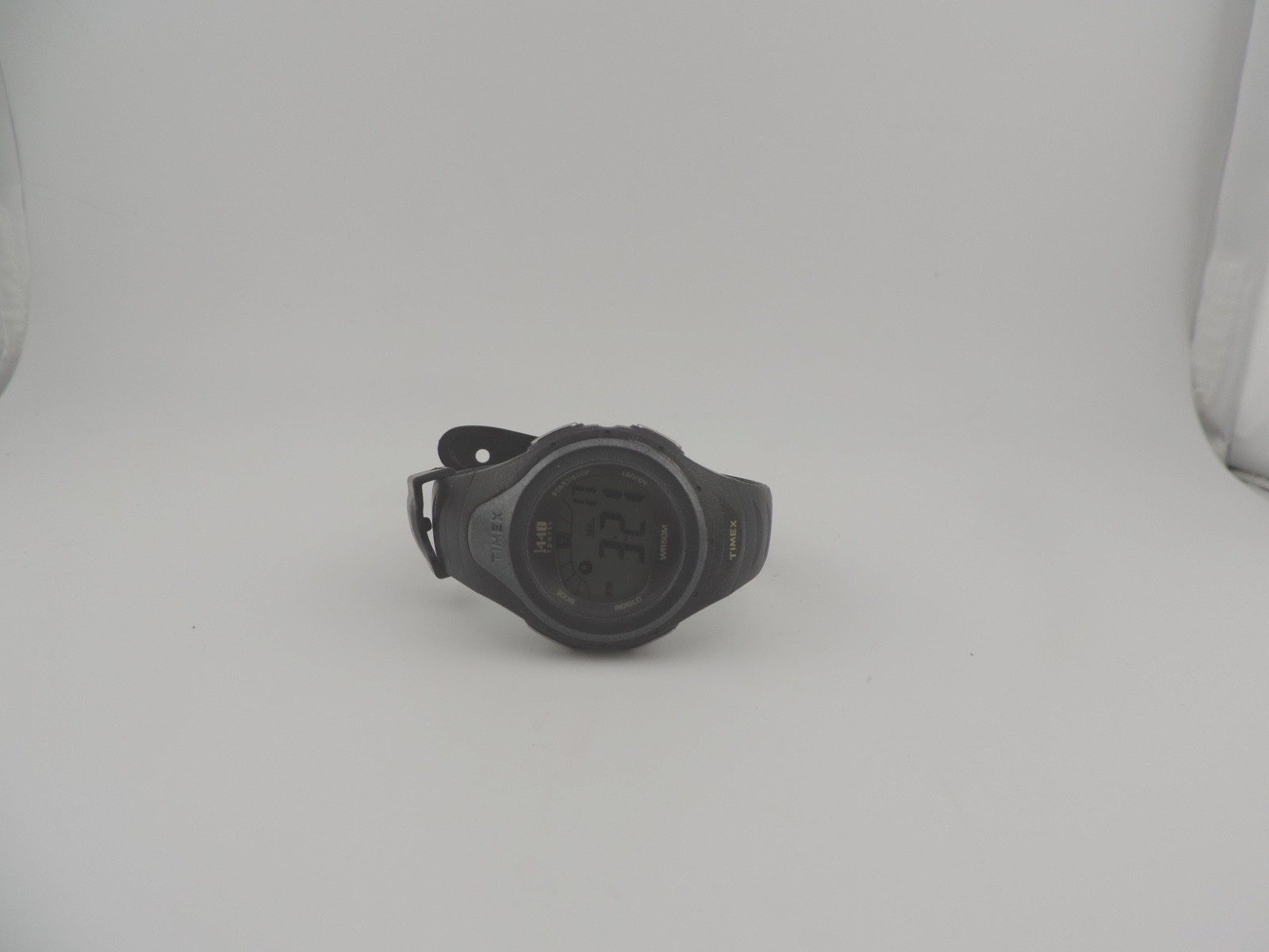Timex 1440 Womens Watch Silver Blue Plastic Band Working