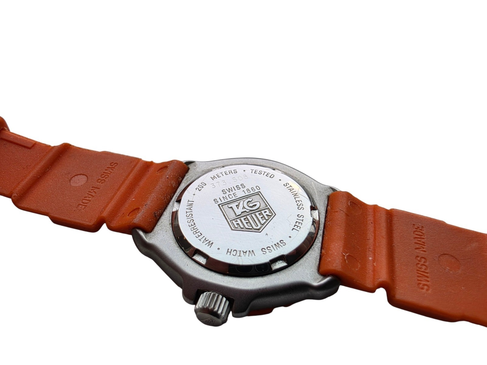 Vintage TAG HEUER Formula 1 Orange 373.508 Women’s Watch 1980s