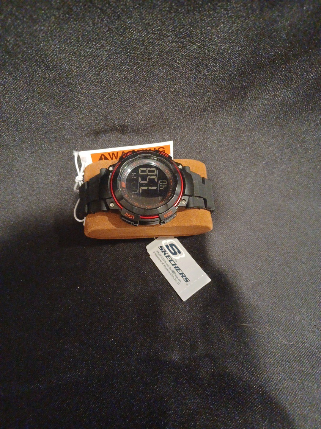 Skechers Men’s Watch Red And Black