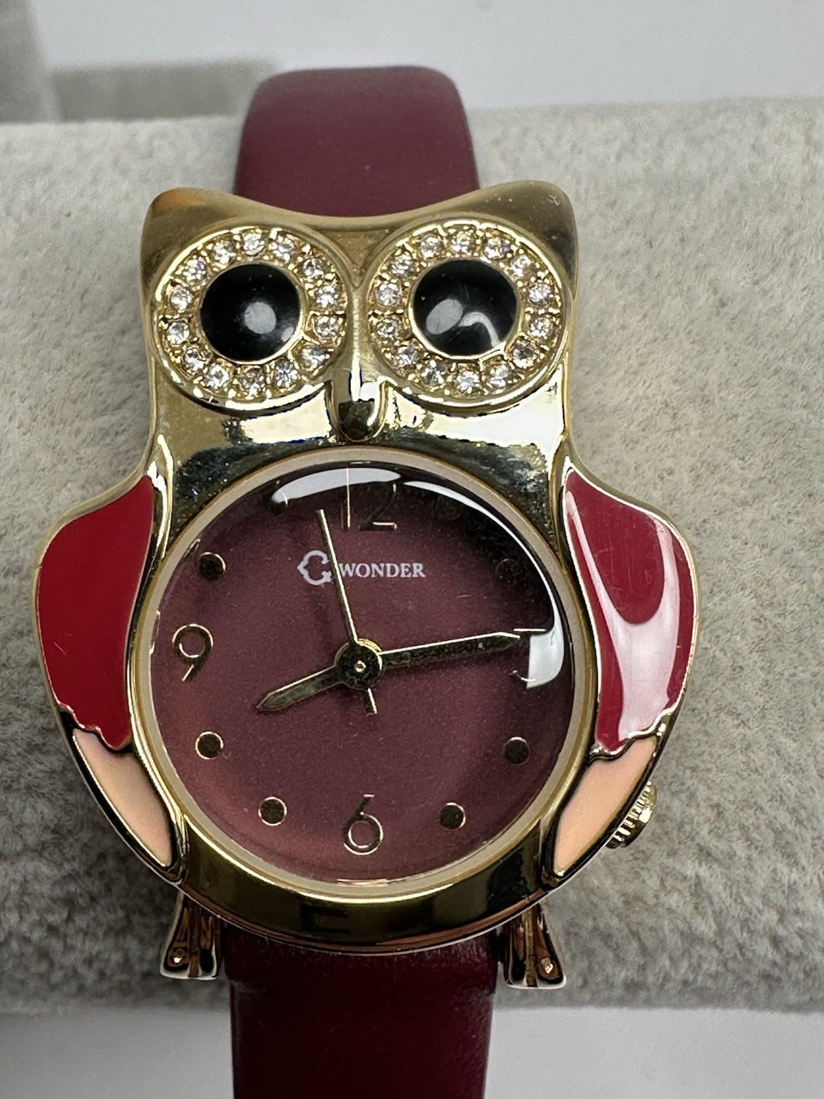 C. Wonder CWON28 Owl Ladies Watch New Battery 27MM 7.75″ H86