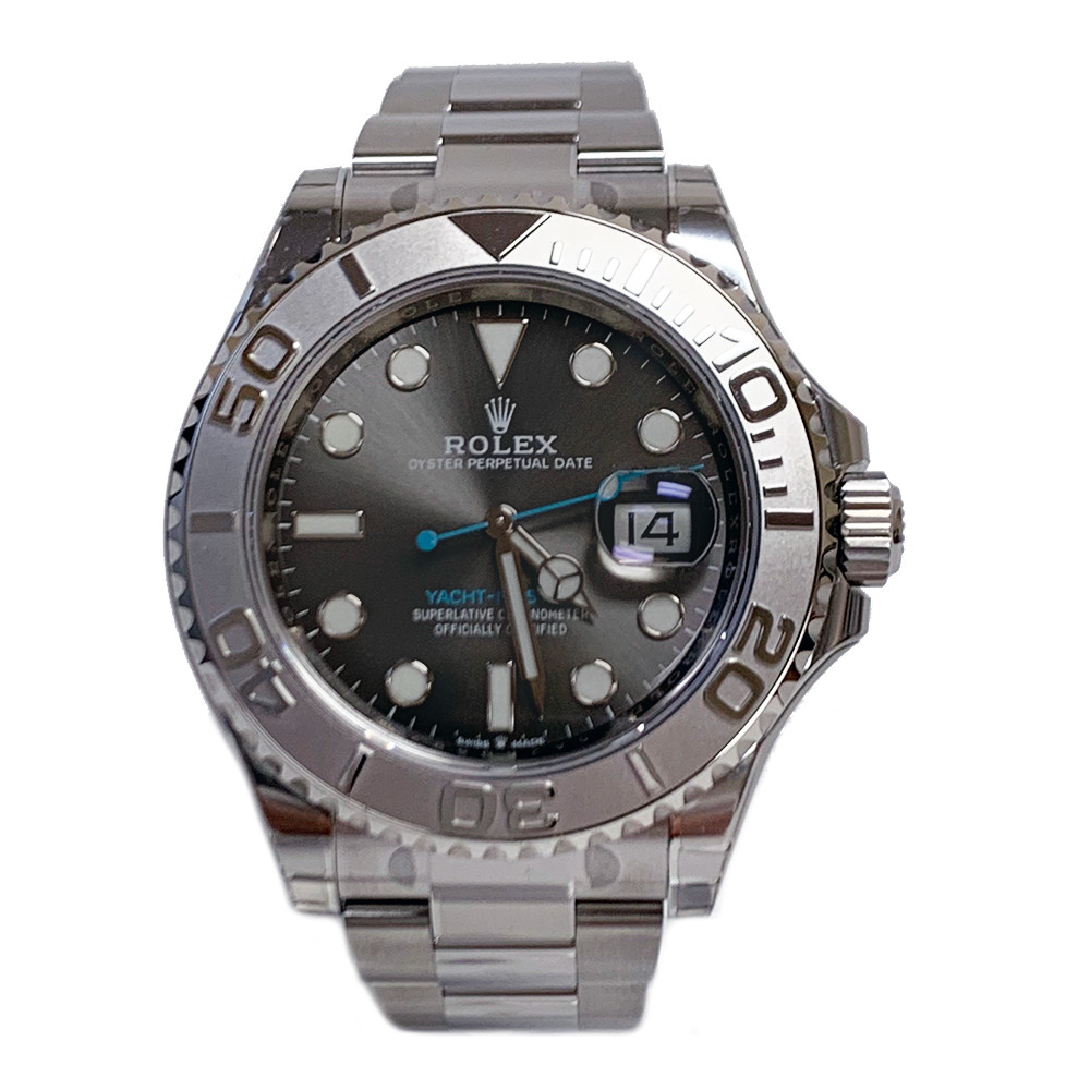 ROLEX Yacht-Master 40mm 126622 Dark Rhodium Blue Hand Steel & Platinum
