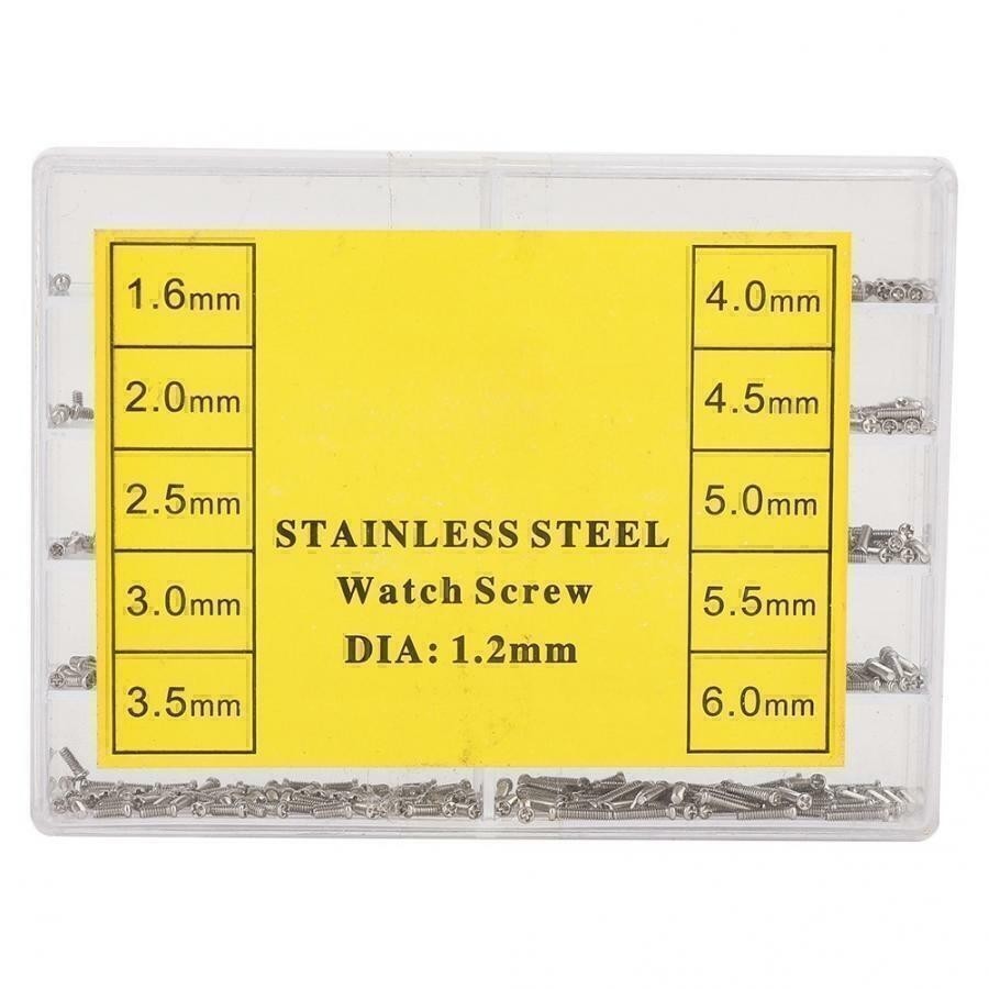 1.6-6.0mm Stainless Steel Screws Eyeglass And Watch Repair Screw Repair Tools
