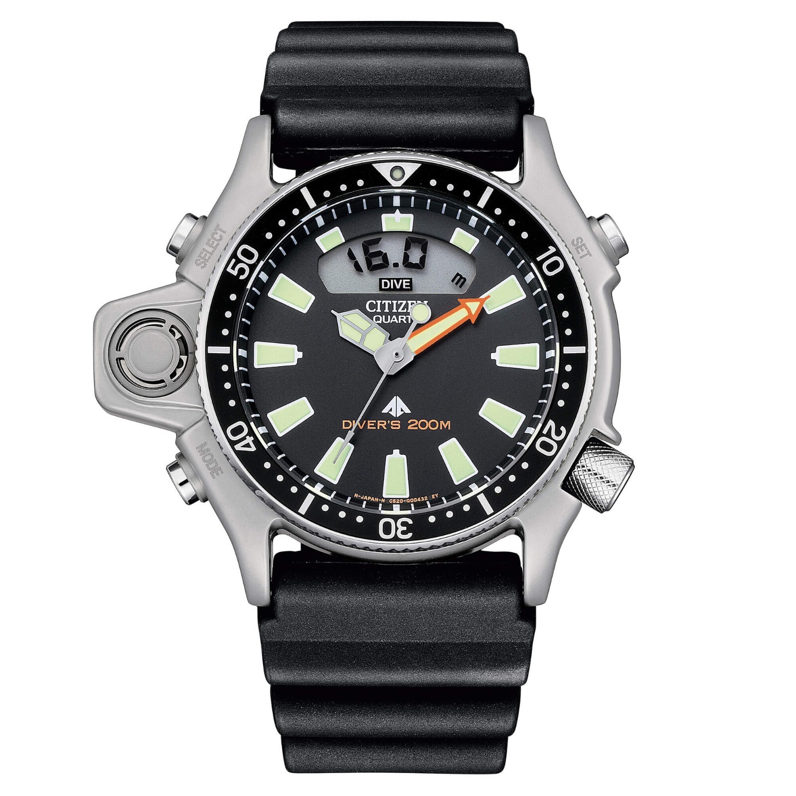 Citizen Aqualand I Quartz Analog-Digital Watch jp2000-08e