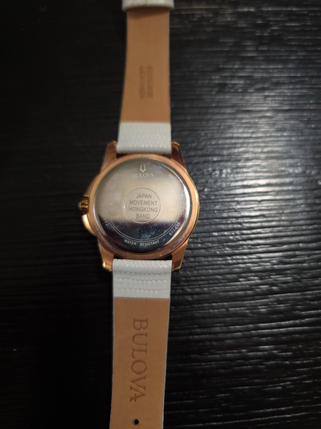 Bulova 98P119 Women’s White Mother of Pearl Watch