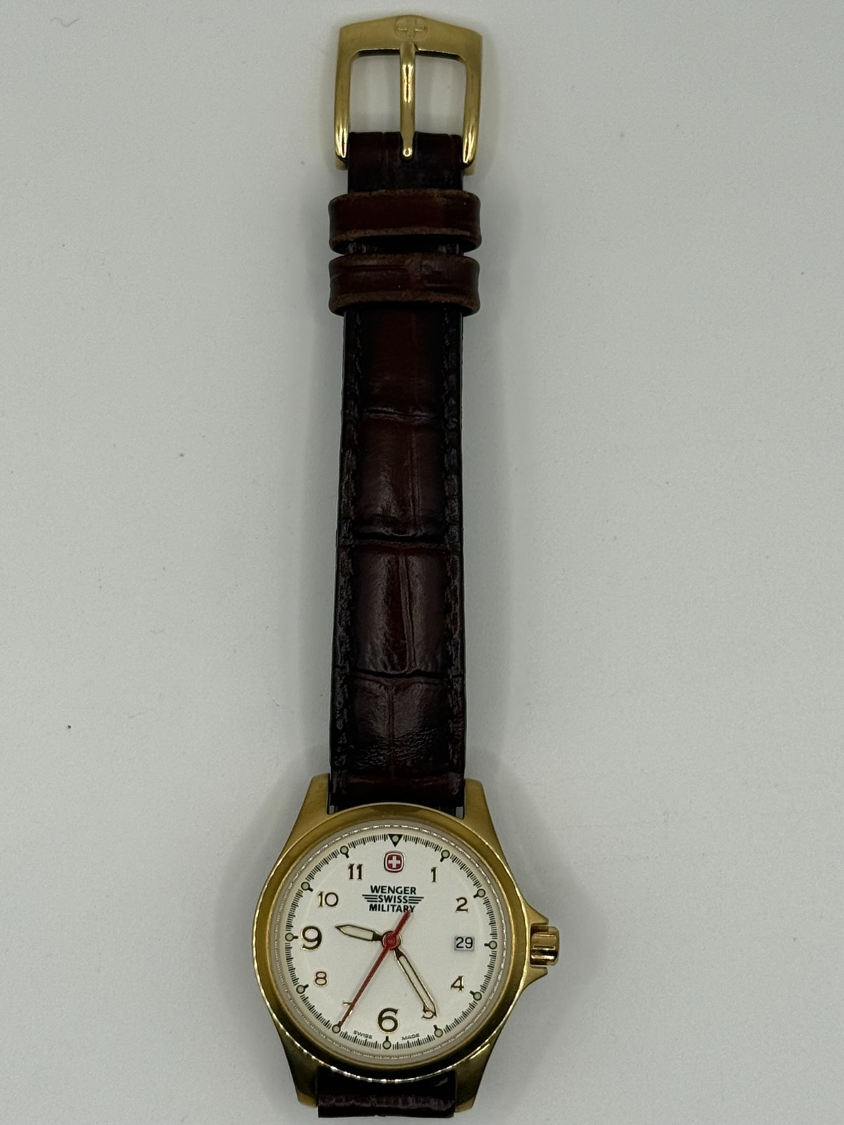 Vintage Wenger Swiss Military Urban Classic Gold tone Ladies Watch Working