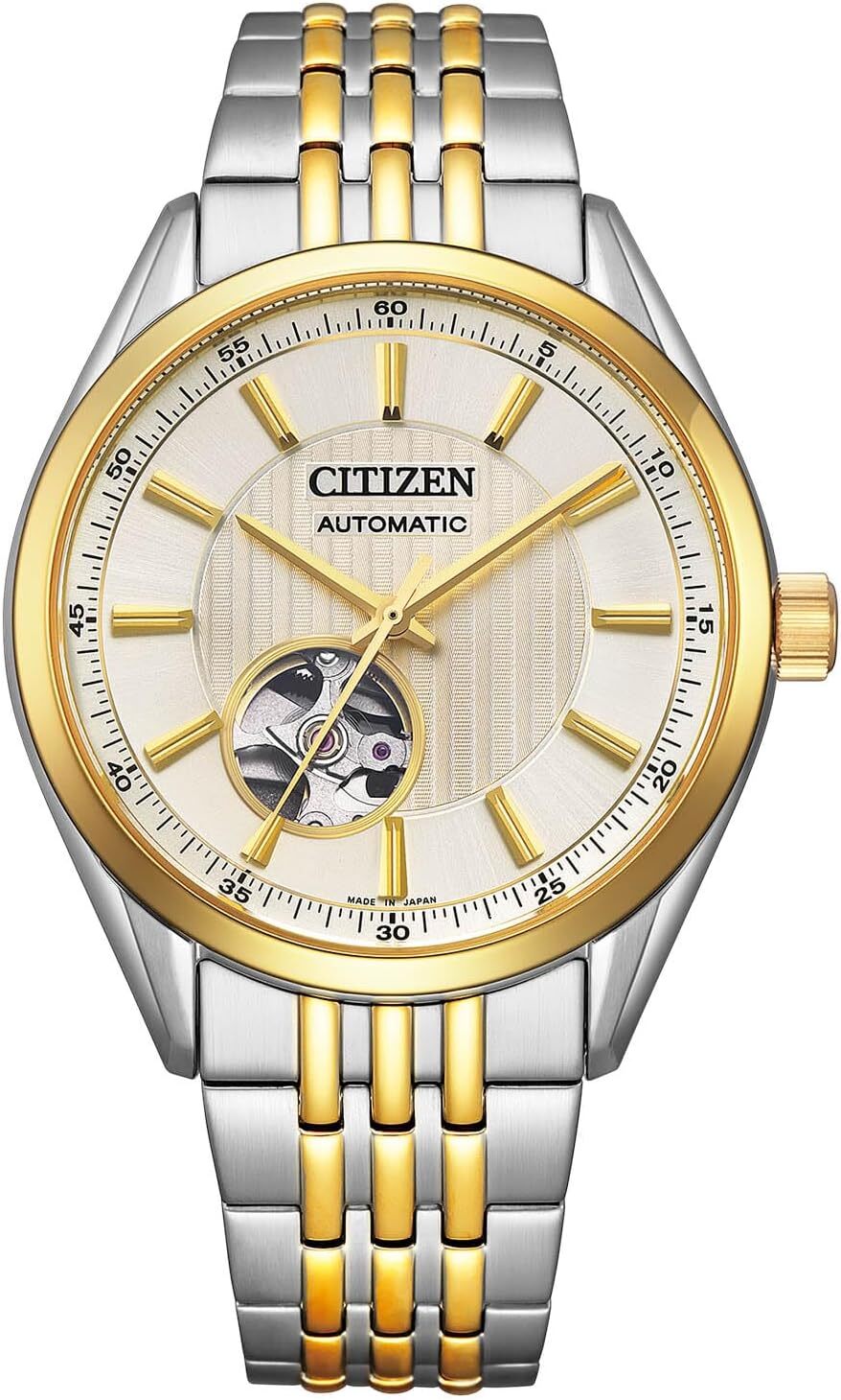 Citizen Collection NH9114-99P Skeleton Automatic Mechanical Watch Men Japan