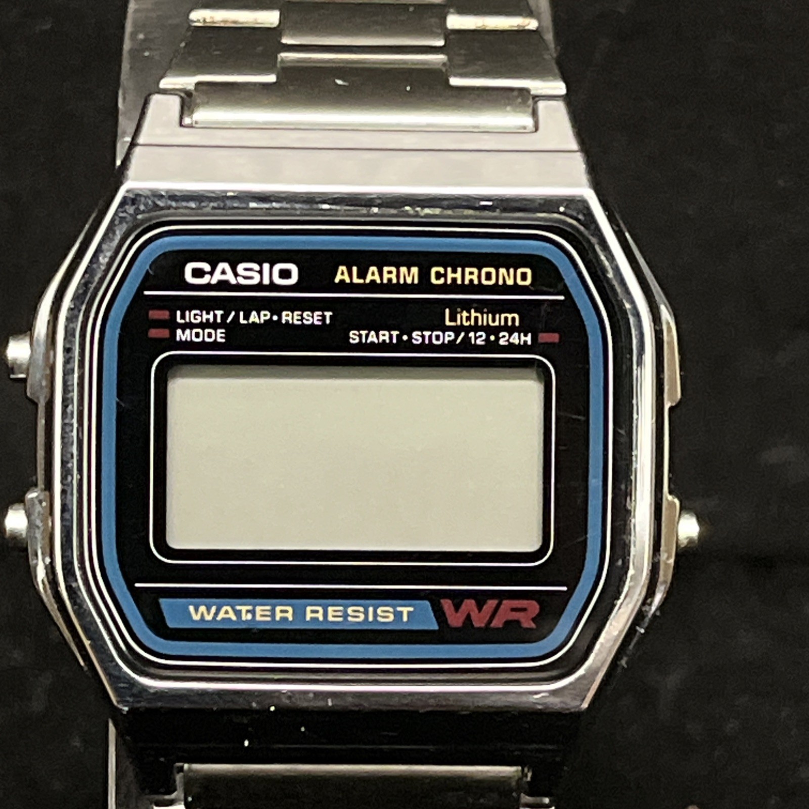 CASIO A158W ALARM CHRONO MEN VINTAGE WATCH