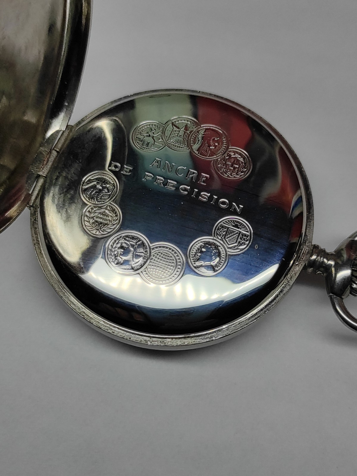 Andrè Valiant turkish railway pocket watch mechanical swiss made UT 6497
