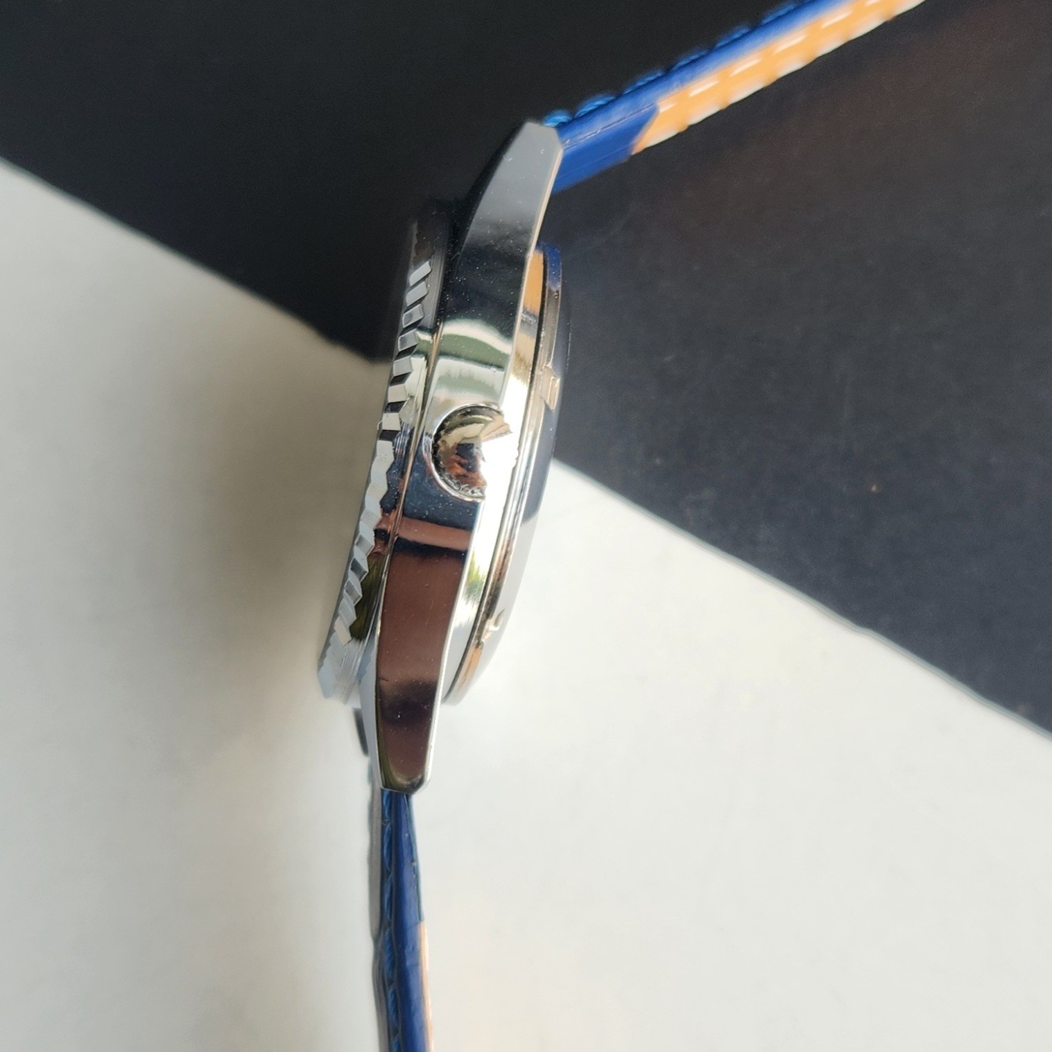 Vintage HMT Kohinoor Fluted Bezel Mechanical Hand Winding Wrist Watch A03