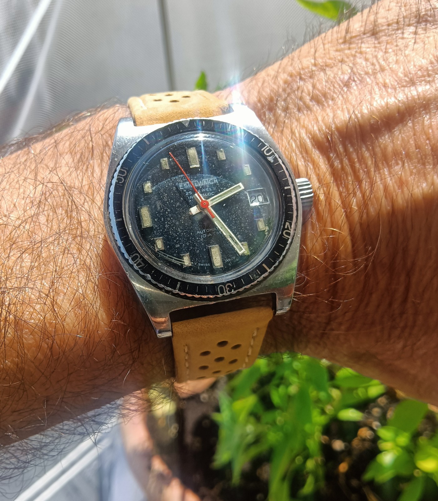EstelWatch Automatic Meteorite Skin Diver