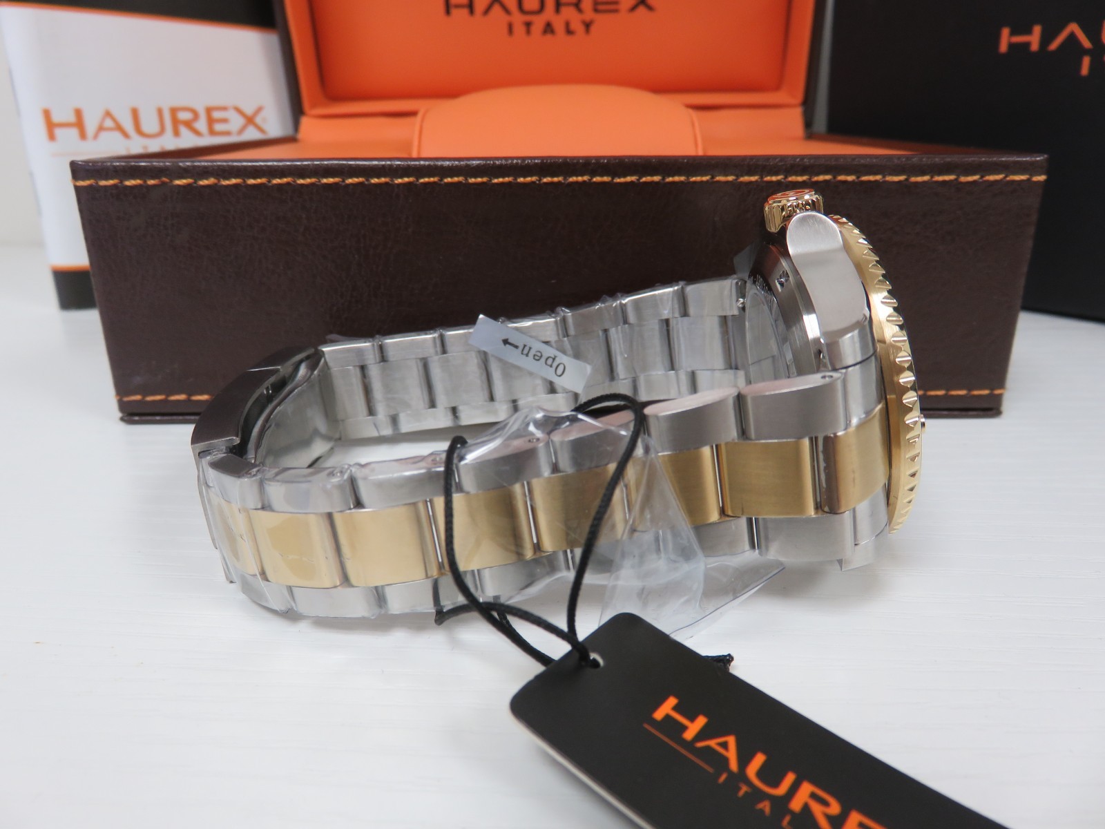 Haurex Italy Men’s 4G512UBB Barracuda Automatic Two Tone 316L Stainless Steel