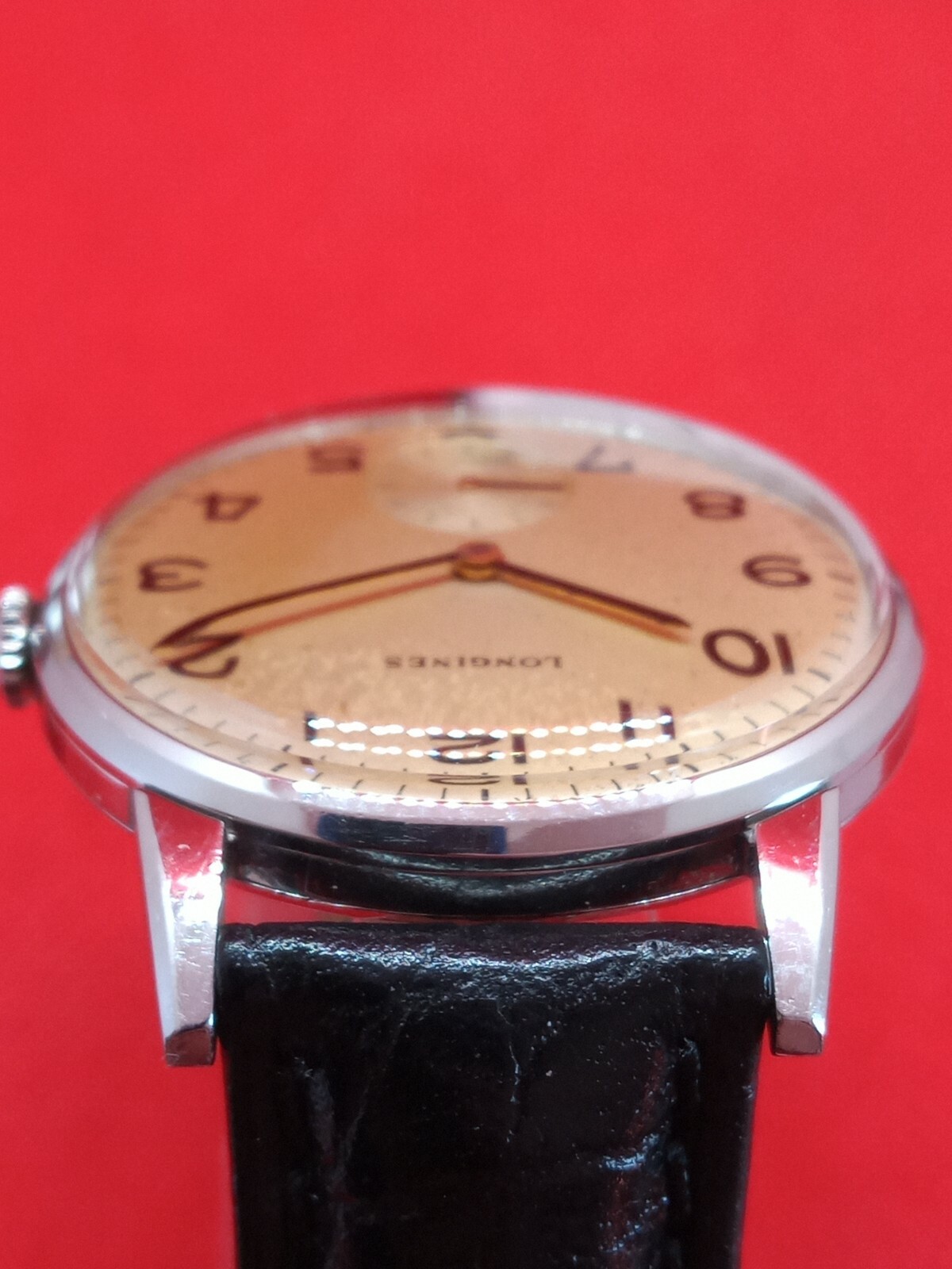 LONGINES Cal.30L 8888 22 Railways Military Dial 60s-Mint-Vintage Watch