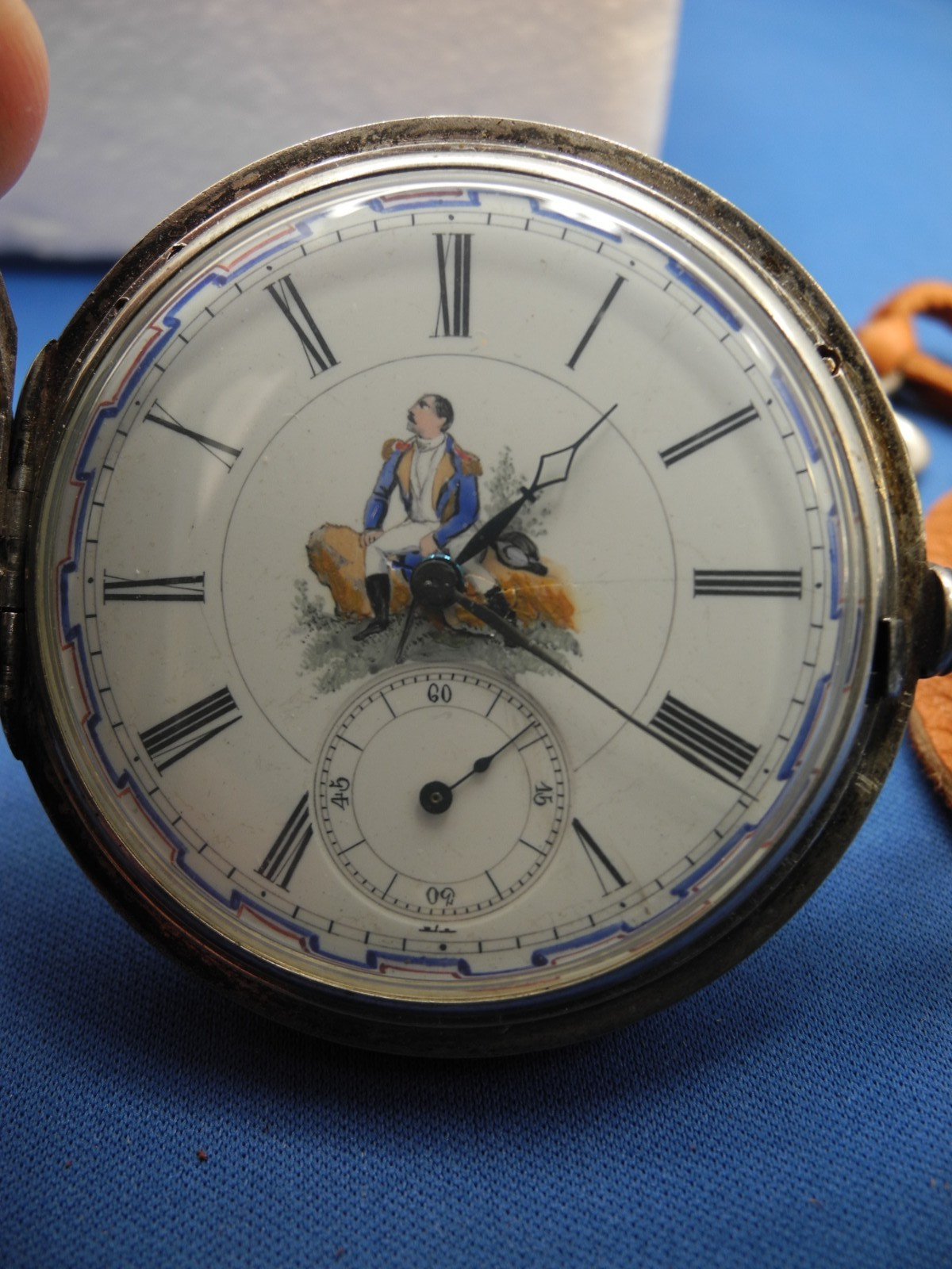 Thomas F. Cooper- London Pocket WatchW/HAND PAINTED PORCELIN DIAL.1850-1890