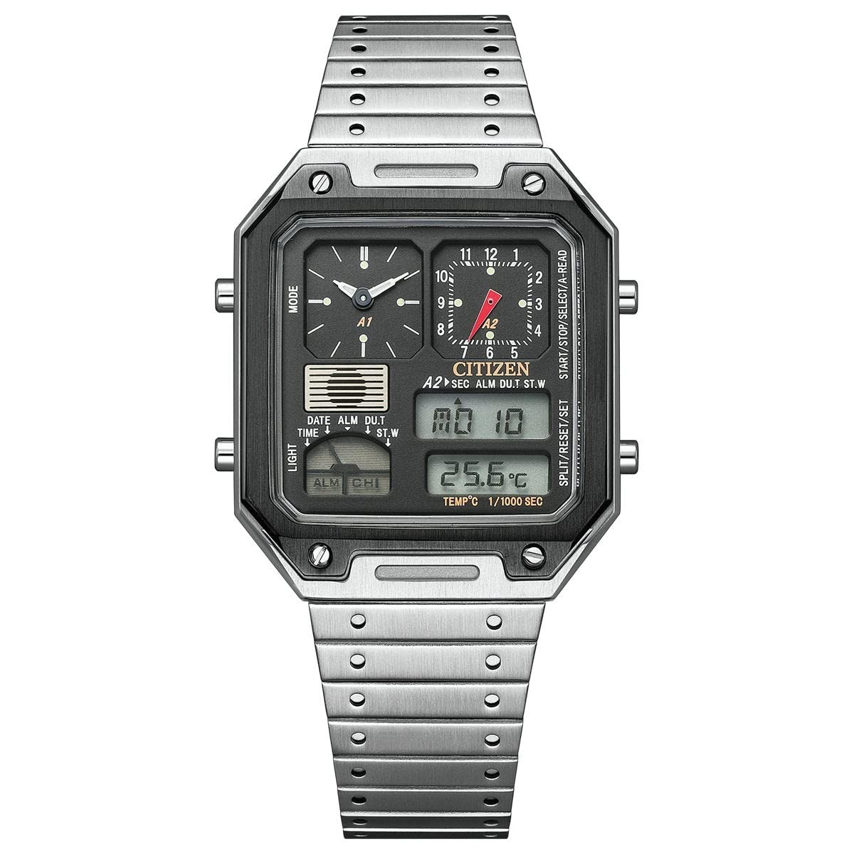 Unused CITIZEN COLLECTION RECORD LABEL THERMO SENSOR JG2126-69E Unisex in Box