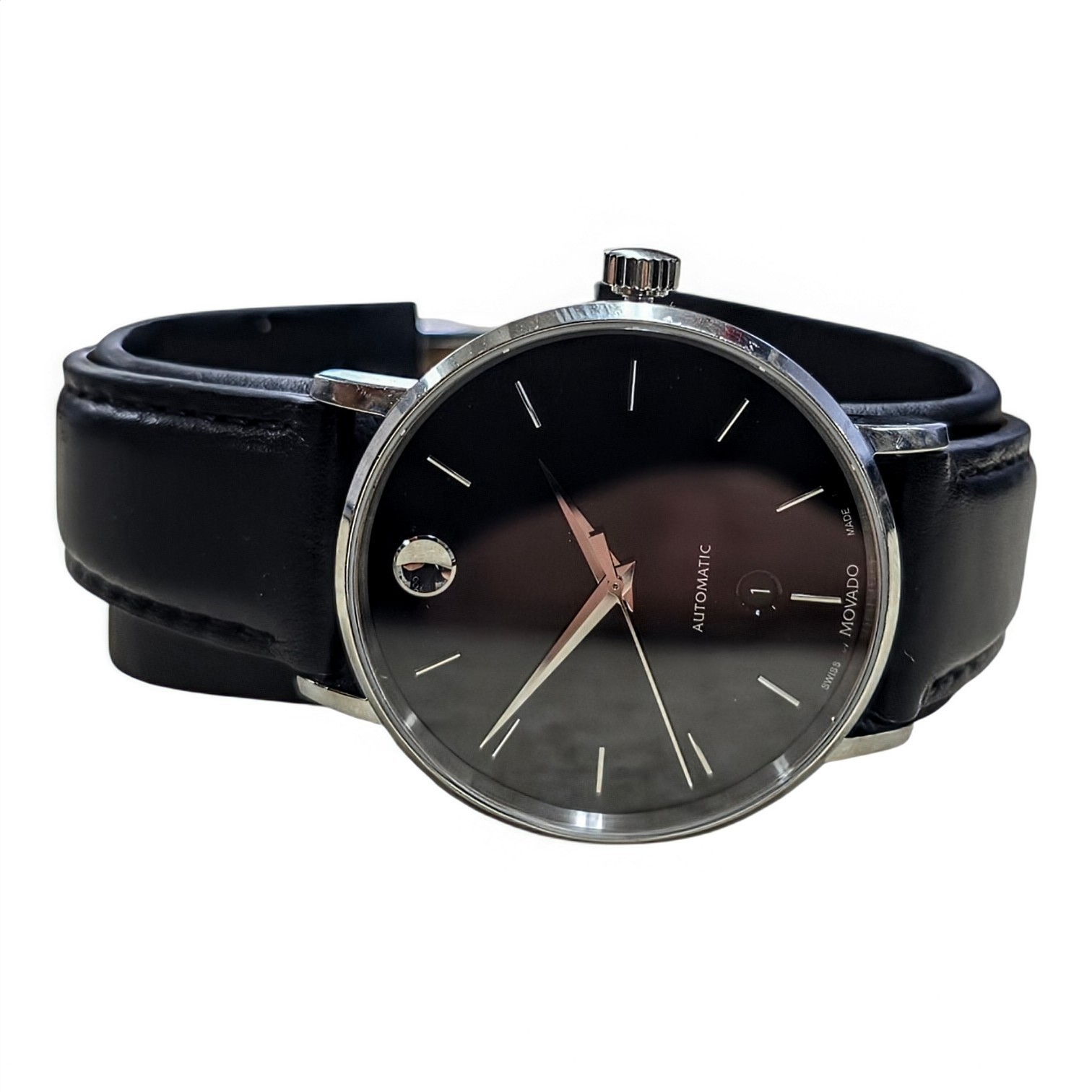 Movado Signature Automatic Men’s Watch Black Dial 40mm