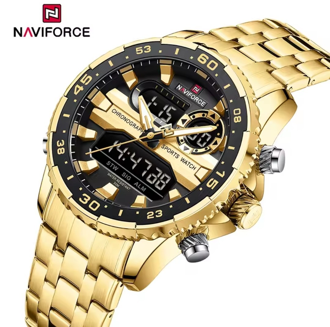 Men Watch Stainless Steel Quartz Luminous Classic Business Wristwatch
