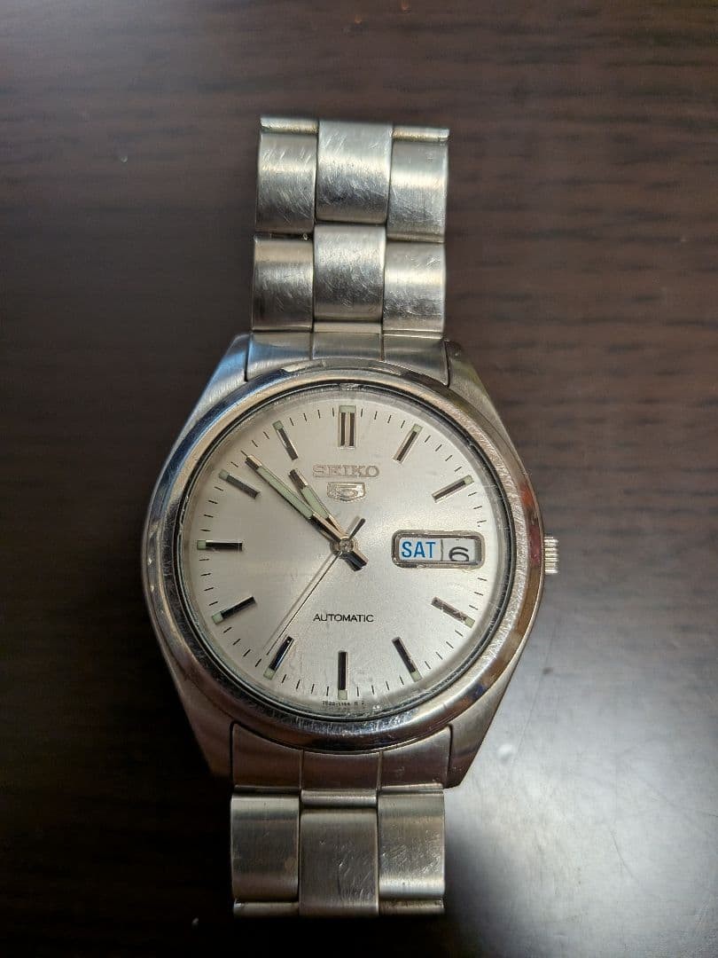 Seiko 5 Automatic Day-Date 7s26 Vintage Mens Watch Japan