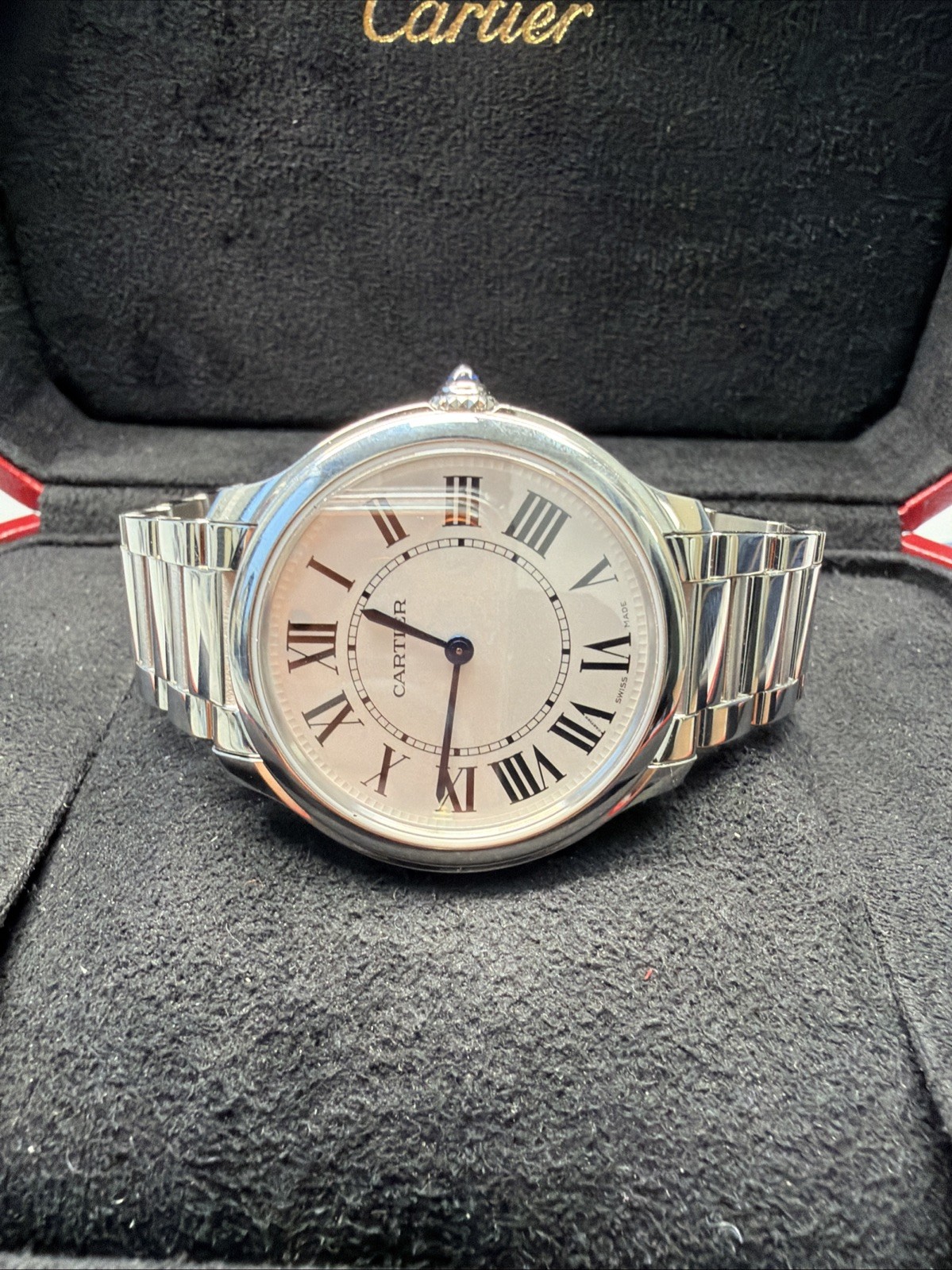 Cartier Ronde 36mm Stainless Steel Watch WSRN0034