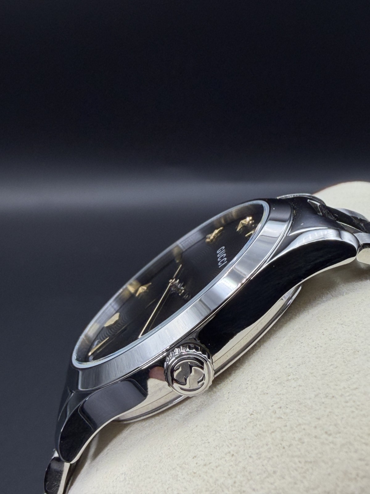 GUCCI G-TIMELESS YA1264029A BLACK QUARTZ UNISEX WATCH
