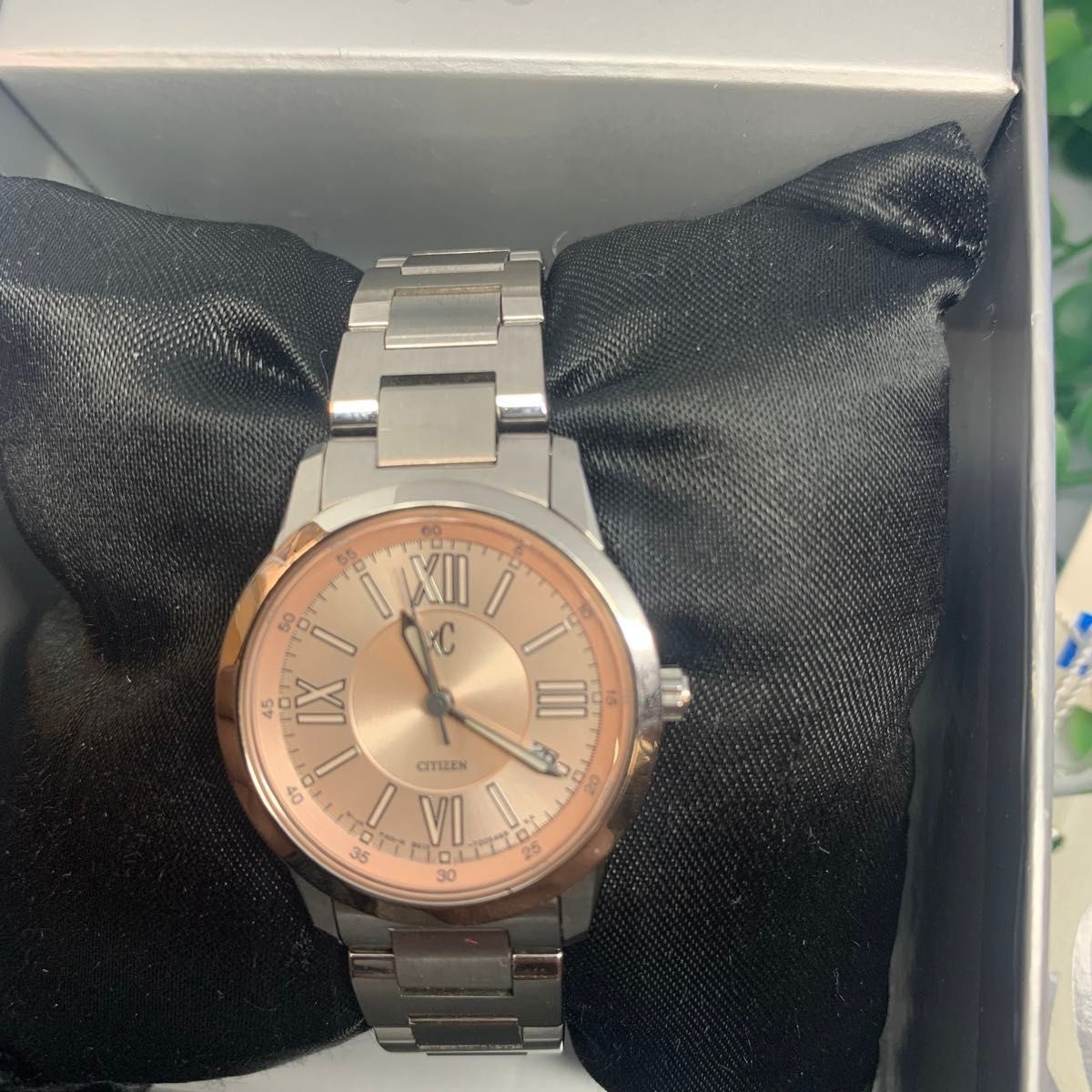 CITIZEN XC XCY38-8414 Mens Watch Spherical Sapphire Glass Japan