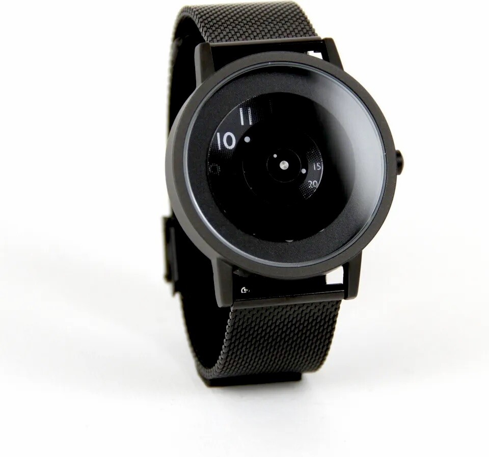 Quartz watch, COSMO Unique 3 Black, metal alloy