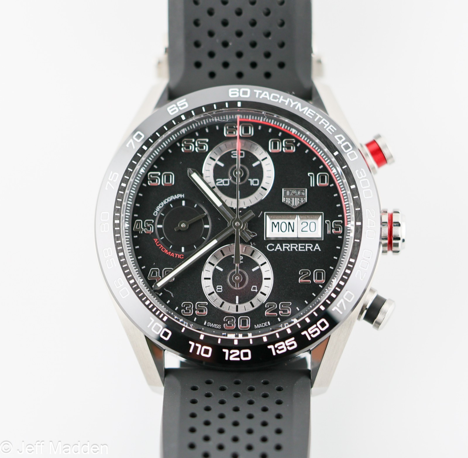 Tag Heuer Carrera Chronograph Day-Date Men’s Watch CBN2A1AA.FT6228 – Excellent