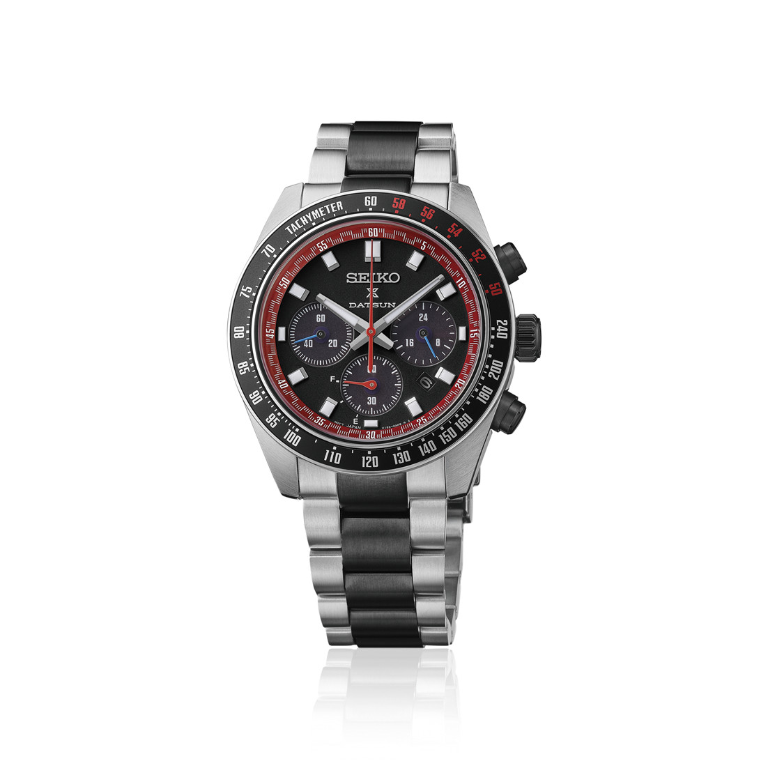 Seiko Prospex Sea SSC957P1 Mens Silver Black Stainless Steel Analog Watch 41.4mm