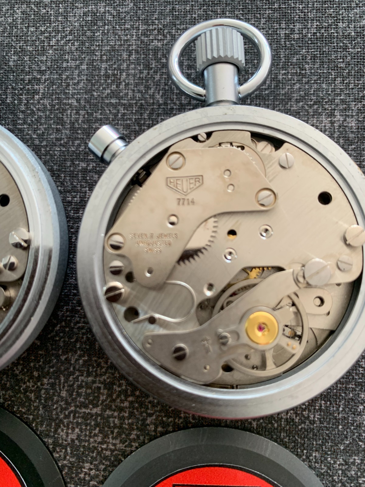 Heuer 12 Hour 0-60 minute register Rally Timer Serviced